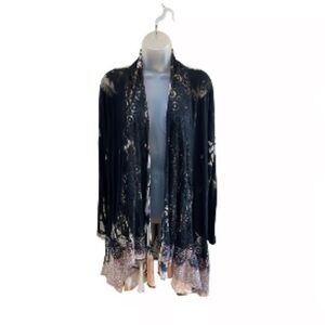 Kamana tie-dye cardigan with lace